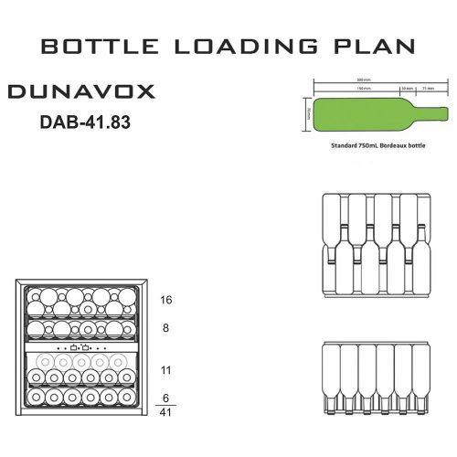 Винный шкаф Dunavox DAB-41.83DSS фото 8